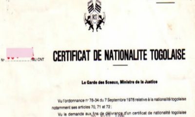 Certificat de nationalité