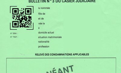 Casier judiciaire