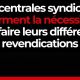 centrales syndicales