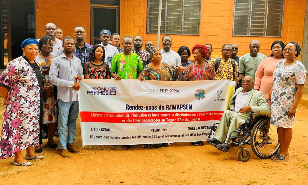 Togo : le REMAPSEN mobilise les médias pour défendre les droits des femmes et filles handicapées