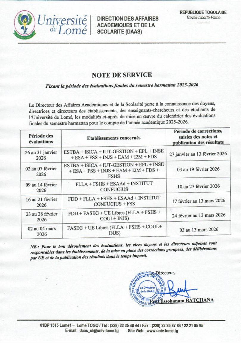 Université de Lomé