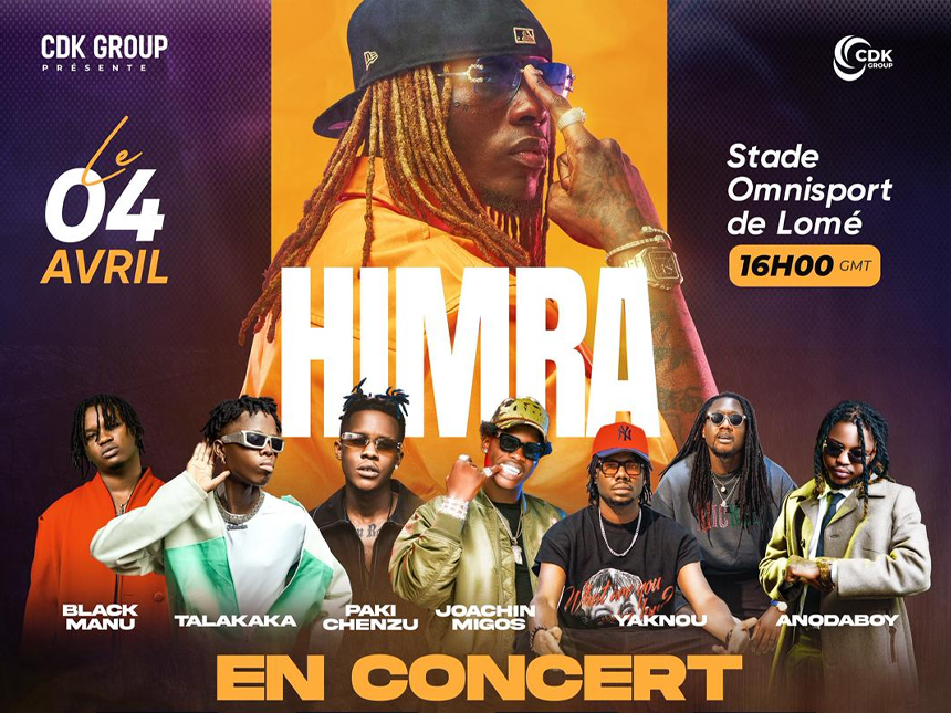 Concert de Himra à Lomé : les tickets digitaux déjà disponibles sur Gozem